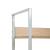 Etajeră cărți 4 rafturi, stejar, 60x27,6x124,5cm lemn prelucrat GartenMobel Dekor