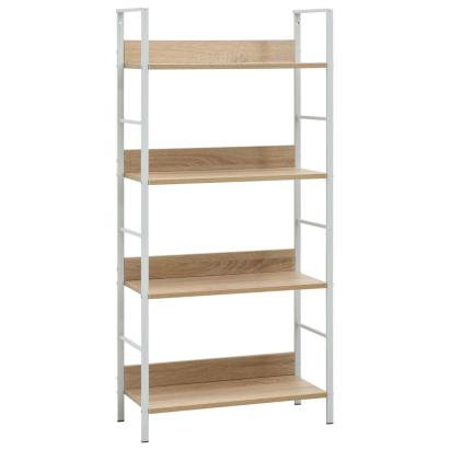 Etajeră cărți 4 rafturi, stejar, 60x27,6x124,5cm lemn prelucrat GartenMobel Dekor