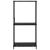 Bibliotecă mică, negru, 33,5 x 39,6 x 79,7 cm, lemn prelucrat GartenMobel Dekor