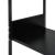 Bibliotecă mică, negru, 33,5 x 39,6 x 79,7 cm, lemn prelucrat GartenMobel Dekor