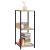 Bibliotecă mică negru/stejar, 33,5x39,6x79,7 cm, lemn prelucrat GartenMobel Dekor