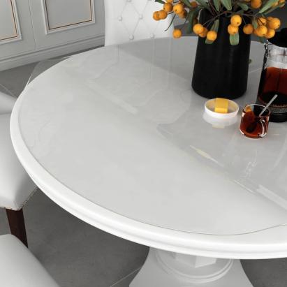 Folie de protecție masă, transparent, Ø 120 cm, PVC, 2 mm GartenMobel Dekor