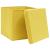 Cutii depozitare cu capace 10 buc. galben, 32x32x32 cm, textil GartenMobel Dekor