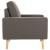 Fotoliu, gri taupe, material textil GartenMobel Dekor