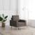 Fotoliu, gri taupe, material textil GartenMobel Dekor