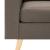 Fotoliu, gri taupe, material textil GartenMobel Dekor