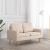Canapea cu 2 locuri, crem, material textil GartenMobel Dekor