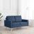 Canapea cu 2 locuri, albastru, material textil GartenMobel Dekor