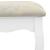 Set masă toaletă cu taburet alb 100x40x146 cm lemn paulownia GartenMobel Dekor