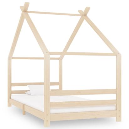 Cadru de pat pentru copii, 90 x 200 cm, lemn masiv de pin GartenMobel Dekor