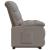 Fotoliu rabatabil, gri taupe, material textil GartenMobel Dekor