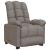 Fotoliu rabatabil, gri taupe, material textil GartenMobel Dekor