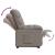 Fotoliu rabatabil, gri taupe, material textil GartenMobel Dekor