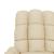 Fotoliu rabatabil, crem, material textil GartenMobel Dekor