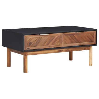 Măsuță de cafea, 90x50x40 cm, lemn masiv de acacia și MDF GartenMobel Dekor