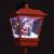 Felinar de perete cu leduri și Moș Crăciun, roșu, 40x27x45 cm GartenMobel Dekor