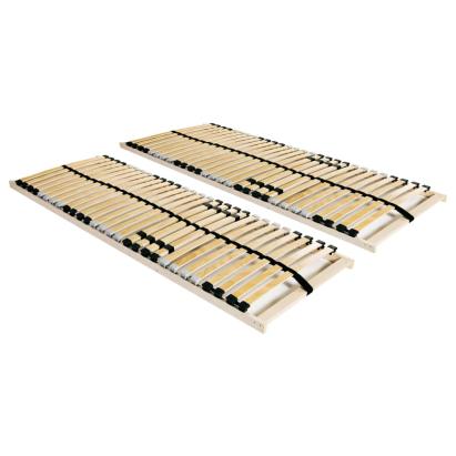Baze de pat cu șipci, 2 buc., 28 șipci, 7 zone, 80 x 200 cm GartenMobel Dekor