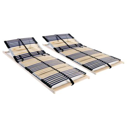 Baze de pat cu șipci, 2 buc., 42 șipci, 7 zone, 80 x 200 cm GartenMobel Dekor