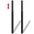 Picioare de masă telescopice, 4 buc., negru, 710 mm-1100 mm GartenMobel Dekor