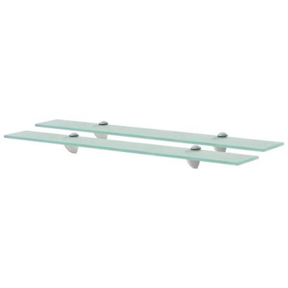 Rafturi suspendate, 2 buc., 70 x 10 cm, sticlă, 8 mm GartenMobel Dekor