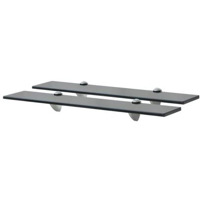 Rafturi suspendate, 2 buc., 60 x 10 cm, sticlă, 8 mm GartenMobel Dekor
