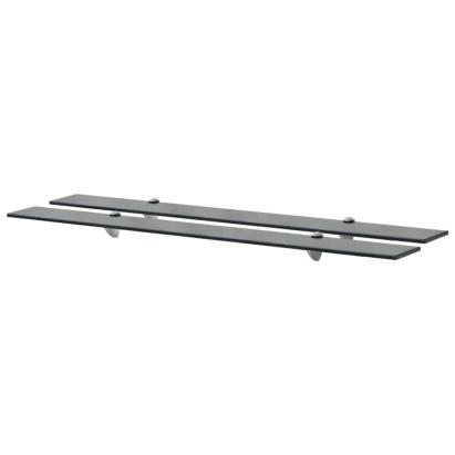 Rafturi suspendate, 2 buc., 100 x 10 cm, sticlă, 8 mm GartenMobel Dekor
