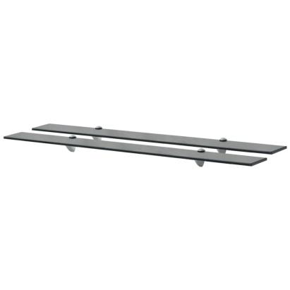 Rafturi suspendate, 2 buc., 100 x 20 cm, sticlă, 8 mm GartenMobel Dekor