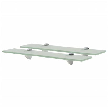 Rafturi suspendate, 2 buc., 50 x 20 cm, sticlă, 8 mm GartenMobel Dekor