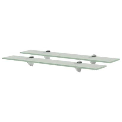Rafturi suspendate, 2 buc., 60 x 20 cm, sticlă, 8 mm GartenMobel Dekor