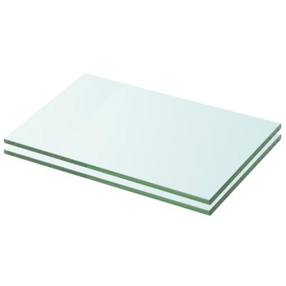 Rafturi, 2 buc., 20 x 25 cm, panouri sticlă transparentă GartenMobel Dekor