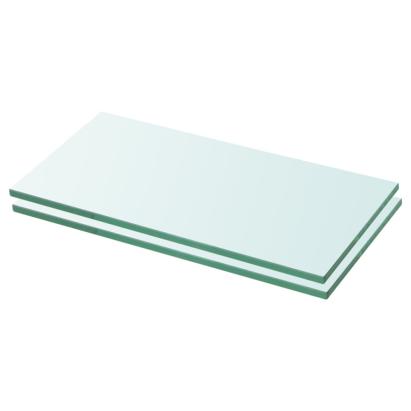 Rafturi, 2 buc., 20 x 30 cm, panouri sticlă transparentă GartenMobel Dekor