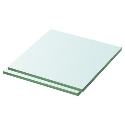 Rafturi, 2 buc., 30 x 30 cm, panouri sticlă transparentă GartenMobel Dekor