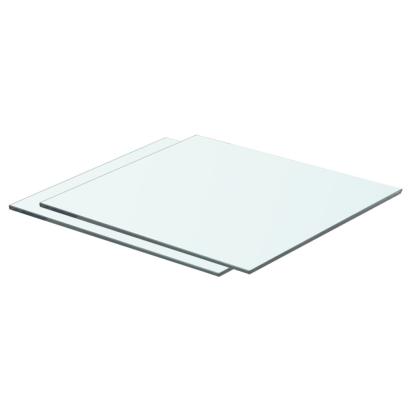 Rafturi, 2 buc., 40 x 30 cm, panouri sticlă transparentă GartenMobel Dekor