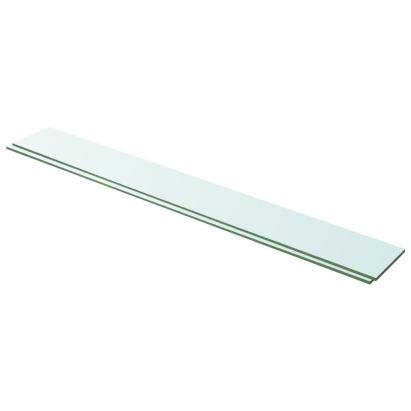 Rafturi, 2 buc., 100 x 12 cm, panouri sticlă transparentă GartenMobel Dekor