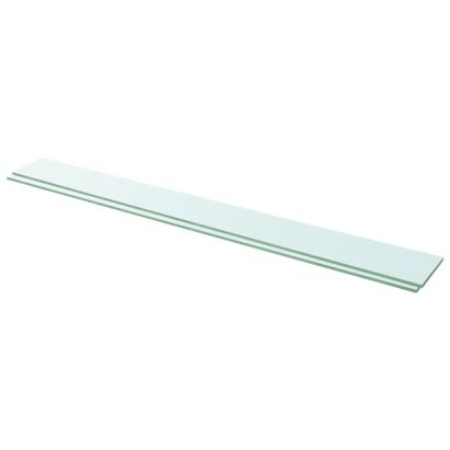 Rafturi, 2 buc., 110 x 12 cm, panouri sticlă transparentă GartenMobel Dekor