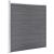 Set panouri gard, 2 pătrate + 1 oblic, gri, 446 x 186 cm, WPC GartenMobel Dekor