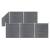 Set panouri gard, 5 pătrate + 1 oblic, gri, 965 x 186 cm, WPC GartenMobel Dekor