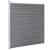 Set panouri gard, 9 pătrate + 1 oblic, gri, 1657x186 cm, WPC GartenMobel Dekor