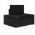 Set mobilier de grădină, 5 piese, negru, poliratan GartenMobel Dekor