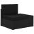Set mobilier de grădină, 6 piese, negru, poliratan GartenMobel Dekor