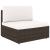 Set mobilier de grădină, 4 piese, maro, poliratan GartenMobel Dekor