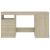 Birou, stejar Sonoma, 140 x 50 x 76 cm, lemn prelucrat GartenMobel Dekor
