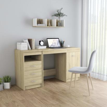 Birou, stejar Sonoma, 140 x 50 x 76 cm, lemn prelucrat GartenMobel Dekor