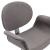 Scaun de birou pivotant, gri, material textil GartenMobel Dekor