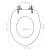 Scaune WC cu capac, 2 buc., albastru, MDF, model strop de apă GartenMobel Dekor