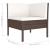 Set mobilier de grădină cu perne, 6 piese, maro, poliratan GartenMobel Dekor