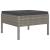 Set mobilier de grădină cu perne, 6 piese, gri, poliratan GartenMobel Dekor