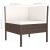 Set mobilier de grădină cu perne, 6 piese, maro, poliratan GartenMobel Dekor