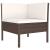 Set mobilier de grădină cu perne, 6 piese, maro, poliratan GartenMobel Dekor
