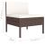 Set mobilier de grădină cu perne, 6 piese, maro, poliratan GartenMobel Dekor